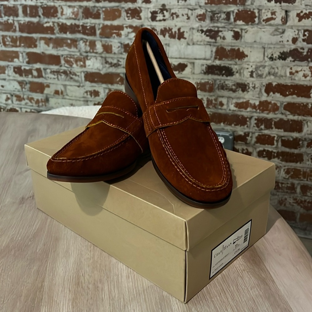 New in the Box Suede Cole Haan Loafers